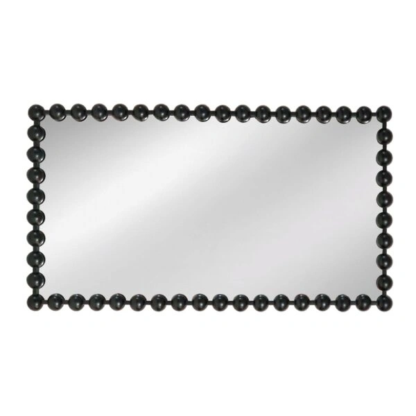 Artekko Dia Μαύρος Μεταλλικός Καθρέπτης Τοίχου (60x4.5x110)cm