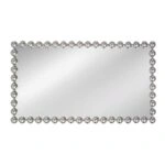 Artekko Dia Ασημί Μεταλλικός Καθρέπτης Τοίχου (60x4.5x110)cm