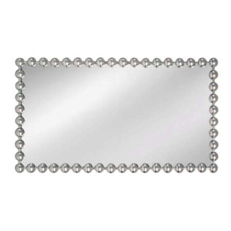 Artekko Dia Ασημί Μεταλλικός Καθρέπτης Τοίχου (60x4.5x110)cm