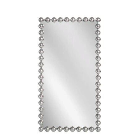 Artekko Dia Ασημί Μεταλλικός Καθρέπτης Τοίχου (70x4.5x130)cm