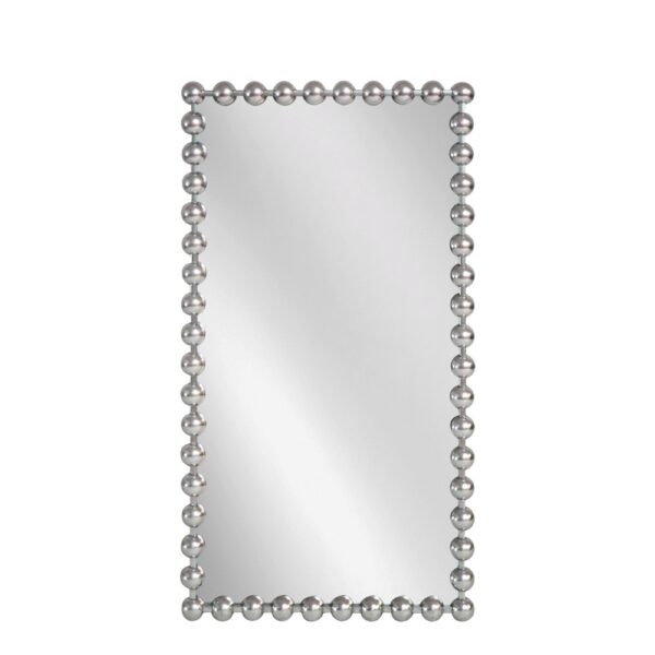 Artekko Dia Ασημί Μεταλλικός Καθρέπτης Τοίχου (70x4.5x130)cm