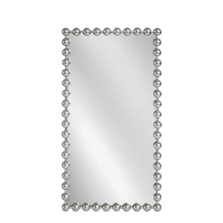 Artekko Dia Ασημί Μεταλλικός Καθρέπτης Τοίχου (75x4.5x160)cm