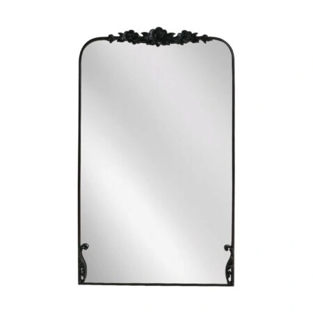 Artekko Dia Μαύρος Μεταλλικός Καθρέπτης Τοίχου (58x3.5x92.5)cm