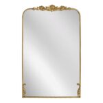 Artekko Dia Χρυσός Μεταλλικός Καθρέπτης Τοίχου (58x3.5x92.5)cm