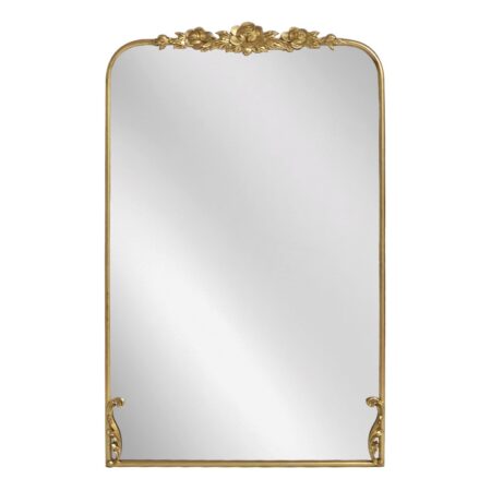 Artekko Dia Χρυσός Μεταλλικός Καθρέπτης Τοίχου (58x3.5x92.5)cm