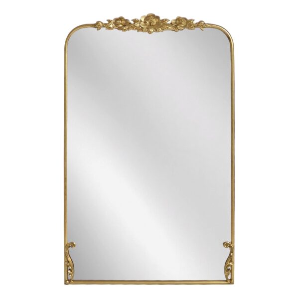 Artekko Dia Χρυσός Μεταλλικός Καθρέπτης Τοίχου (58x3.5x92.5)cm