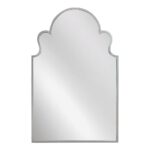 Artekko Dia Ασημί Μεταλλικός Καθρέπτης Τοίχου (58x2.5x90)cm