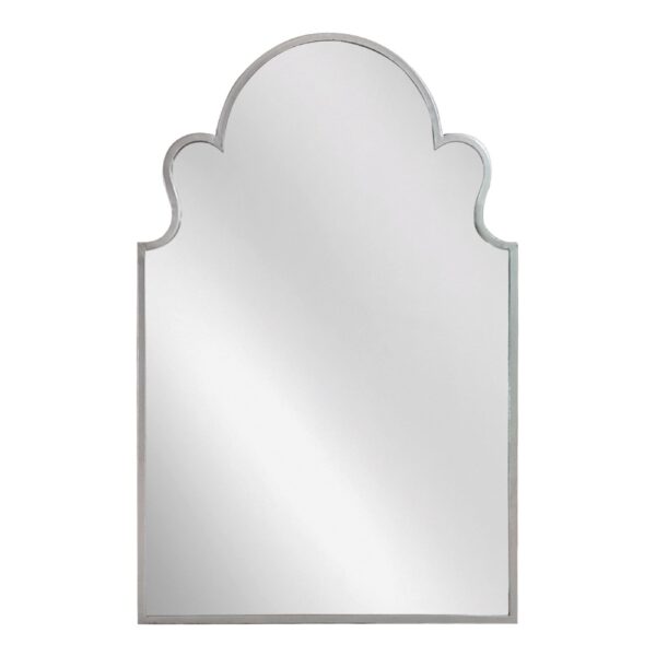 Artekko Dia Ασημί Μεταλλικός Καθρέπτης Τοίχου (58x2.5x90)cm