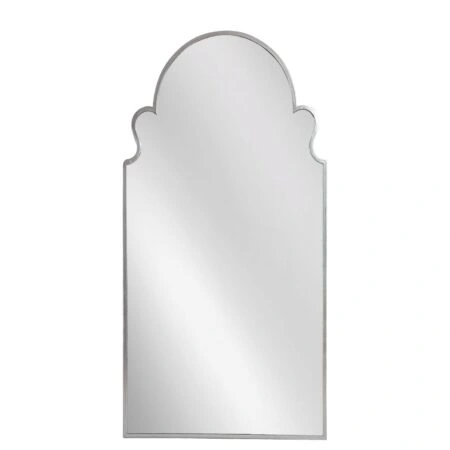 Artekko Dia Ασημί Μεταλλικός Καθρέπτης Τοίχου (70x2.5x130)cm