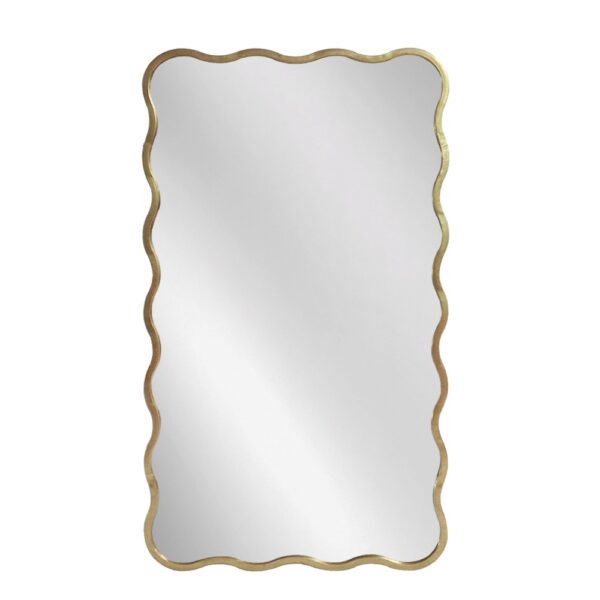Artekko Dia Χρυσός Μεταλλικός Καθρέπτης Τοίχου (61x2.5x110)cm