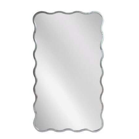 Artekko Dia Ασημί Μεταλλικός Καθρέπτης Τοίχου (61x2.5x110)cm