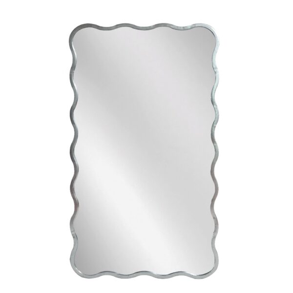 Artekko Dia Ασημί Μεταλλικός Καθρέπτης Τοίχου (61x2.5x110)cm