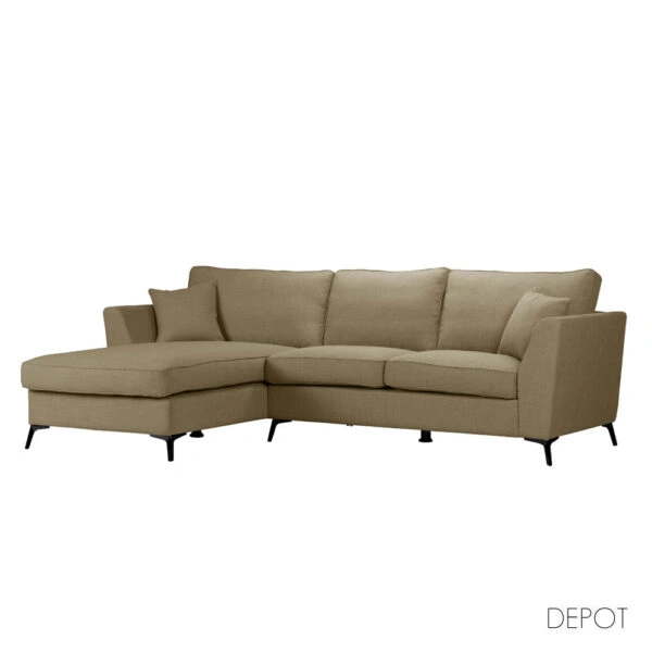 BOEL ΚΑΝΑΠΕΣ ΓΩΝΙΑ ΑΡΙΣΤΕΡΗ BEIGE 280x170xH92cm