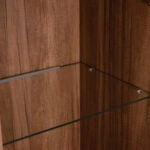 ΒΙΤΡΙΝΑ ΣΕΙΡΑ HARRY HM18011.01 ΜΕΛΑΜΙΝΗ ΦΥΣΙΚΟ ΞΥΛΟΥ-ΜΑΥΡΟ 90x40x185Υεκ.
