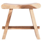 ΒΟΗΘΗΤΙΚΟ ΣΚΑΜΠΟ SADEL HM18294 ΞΥΛΟ SUAR--ΦΥΣΙΚΟ 50x30x45Υεκ.