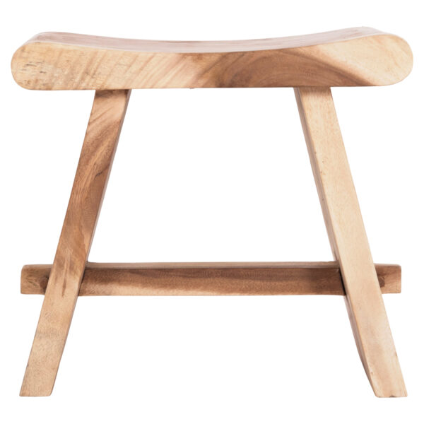 ΒΟΗΘΗΤΙΚΟ ΣΚΑΜΠΟ SADEL HM18294 ΞΥΛΟ SUAR--ΦΥΣΙΚΟ 50x30x45Υεκ.