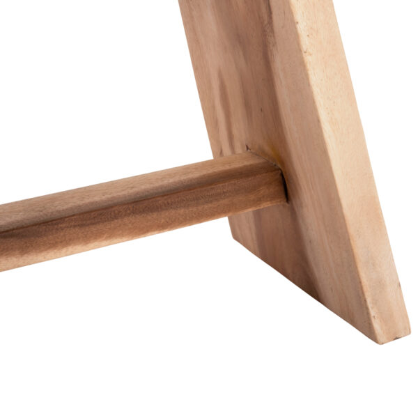 ΒΟΗΘΗΤΙΚΟ ΣΚΑΜΠΟ SADEL HM18294 ΞΥΛΟ SUAR--ΦΥΣΙΚΟ 50x30x45Υεκ.