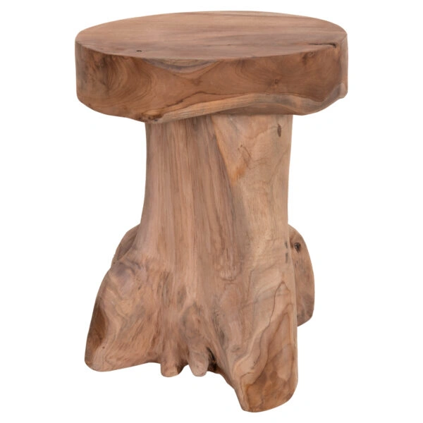 ΒΟΗΘΗΤΙΚΟ ΤΡΑΠΕΖΑΚΙ LOGG HM9351.11 ΜΑΣΙΦ ΞΥΛΟ ΤEAK ΦΥΣΙΚΟ Φ35X45Yεκ.