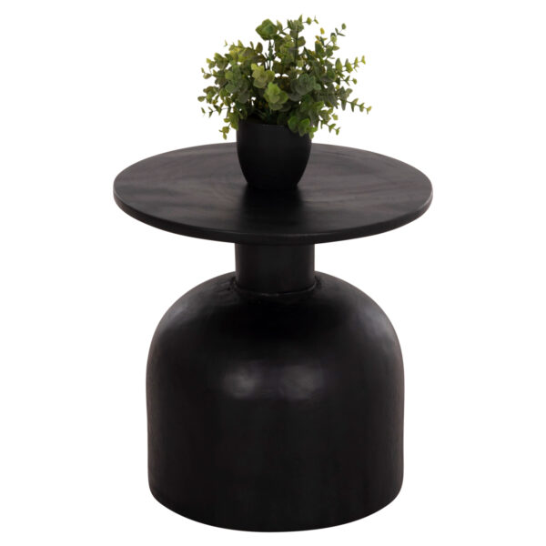 ΒΟΗΘΗΤΙΚΟ ΤΡΑΠΕΖΑΚΙ PUMBE-s HM9892.12 ΞΥΛΟ SUAR--ΜΑΥΡΟ Φ40x40Υεκ