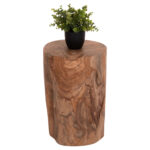 ΒΟΗΘΗΤΙΚΟ ΤΡΑΠΕΖΑΚΙ/ΣΚΑΜΠΟ TRONCO HM9374.21 ΞΥΛΟ TEAK--ΦΥΣΙΚΟ Φ30x45Υεκ.