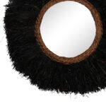 ΔΙΑΚΟΣΜΗΤΙΚΟΣ ΚΑΘΡΕΠΤΗΣ ΤΟΙΧΟΥ ΣΤΡΟΓΓΥΛΟΣ BRENNO HM4713 ΙΝΕΣ ΜΠΑΝΑΝΑΣ ΜΑΥΡΟ Φ85εκ