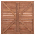 ΕΠΙΦΑΝΕΙΑ ΤΡΑΠΕΖΙΟΥ ΤΕΤΡΑΓΩΝΗ HM18137 ΞΥΛΟ TEAK--ΦΥΣΙΚΟ 80x80x4(πάχος)εκ.