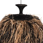 ΦΩΤΙΣΤΙΚΟ ΟΡΟΦΗΣ ORDEM HM4716 ΚΑΠΕΛΟ ΙΝΕΣ SISAL & ΜΠΑΝΑΝΑΣ-ΜΑΥΡΟ & ΦΥΣΙΚΟ Φ60εκ