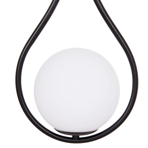 ΦΩΤΙΣΤΙΚΟ ΟΡΟΦΗΣ DROPLET HM7503.11 ΜΕΤΑΛΛΟ ΣΕ ΜΑΥΡΟ-ΛΕΥΚΟΣ ΓΛΟΜΠΟΣ 23,5x12x147Υεκ.