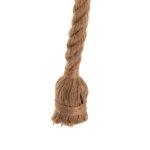 ΦΩΤΙΣΤΙΚΟ ΟΡΟΦΗΣ ΚΡΕΜΑΣΤΟ ΜΕ ΛΑΜΠΤΗΡΑ HM11932.01--ΣΧΟΙΝΙ 1m ΠΑΧΟΥΣ 2cm-ΝΤΟΥΙ Ε27