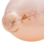 ΦΩΤΙΣΤΙΚΟ ΟΡΟΦΗΣ ΚΡΕΜΑΣΤΟ ΜΕ ΛΑΜΠΤΗΡΑ HM11927.01--ΣΧΟΙΝΙ 1m ΠΑΧΟΥΣ 2cm-ΝΤΟΥΙ Ε27