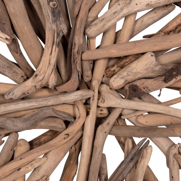 ΦΩΤΙΖΟΜΕΝΟ ΔΙΑΚΟΣΜΗΤΙΚΟ ΤΟΙΧΟΥ DREAMER HM4422 DRIFTWOOD ΜΕ ΤΑΙΝΙΑ LED Φ90x7(πάχος)εκ