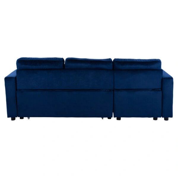 ΚΑΝΑΠΕΣ ΓΩΝΙΑ ΚΡΕΒΑΤΙ WAYNE 224x147x85Υεκ. HM3028.18 ΒΕΛΟΥΔΟ ΜΠΛΕ