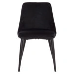 ΚΑΡΕΚΛΑ SERENITY HM8527.14 ΒΕΛΟΥΔΟ ΜΑΥΡΟ ΜΕ ΜΑΥΡΑ ΜΕΤΑΛΛΙΚΑ ΠΟΔΙΑ 51x54x83,5Υεκ.