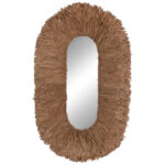 ΚΑΘΡΕΠΤΗΣ ΤΟΙΧΟΥ ΟΒΑΛ HM4711 ΠΛΑΙΣΙΟ ΙΝΕΣ ΣΙΖΑΛ ΣΕ ΧΡΩΜΑ ΦΥΣΙΚΟ 95x60x15(πάχος)εκ.