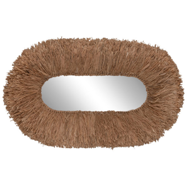 ΚΑΘΡΕΠΤΗΣ ΤΟΙΧΟΥ ΟΒΑΛ HM4711 ΠΛΑΙΣΙΟ ΙΝΕΣ ΣΙΖΑΛ ΣΕ ΧΡΩΜΑ ΦΥΣΙΚΟ 95x60x15(πάχος)εκ.