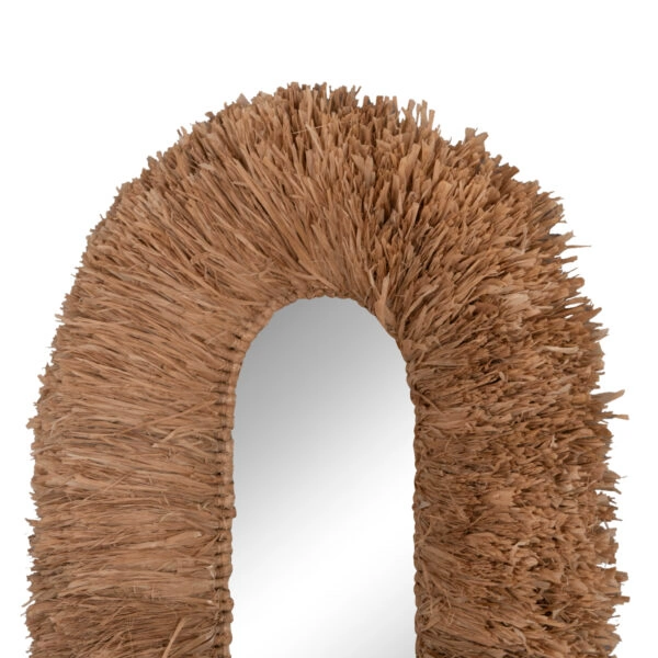 ΚΑΘΡΕΠΤΗΣ ΤΟΙΧΟΥ ΟΒΑΛ HM4711 ΠΛΑΙΣΙΟ ΙΝΕΣ ΣΙΖΑΛ ΣΕ ΧΡΩΜΑ ΦΥΣΙΚΟ 95x60x15(πάχος)εκ.