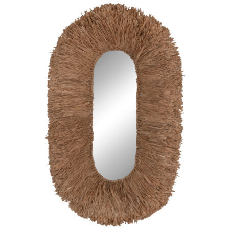 ΚΑΘΡΕΠΤΗΣ ΤΟΙΧΟΥ ΟΒΑΛ HM4711 ΠΛΑΙΣΙΟ ΙΝΕΣ ΣΙΖΑΛ ΣΕ ΧΡΩΜΑ ΦΥΣΙΚΟ 95x60x15(πάχος)εκ.