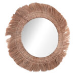 ΚΑΘΡΕΠΤΗΣ ΤΟΙΧΟΥ ΣΤΡΟΓΓΥΛΟΣ ΜΕ ΙΝΕΣ ΑΜΠΑΚΑ ΣΕ ΧΡΩΜΑ ΦΥΣΙΚΟ 120x4x120Yεκ.HM7747