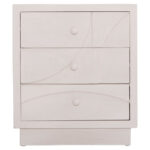 ΚΟΜΟΔΙΝΟ ΣΕΙΡΑ SANTORINI HM18047 MDF ΣΕ ΥΠΟΛΕΥΚΟ ΧΡΩΜΑ-3 ΣΥΡΤΑΡIA 48x38x55,5Υεκ.