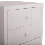 ΚΟΜΟΔΙΝΟ ΣΕΙΡΑ SANTORINI HM18047 MDF ΣΕ ΥΠΟΛΕΥΚΟ ΧΡΩΜΑ-3 ΣΥΡΤΑΡIA 48x38x55,5Υεκ.