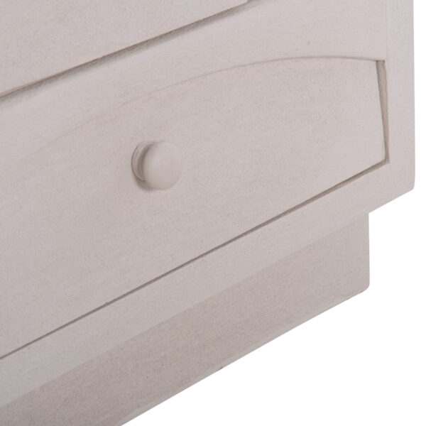 ΚΟΜΟΔΙΝΟ ΣΕΙΡΑ SANTORINI HM18047 MDF ΣΕ ΥΠΟΛΕΥΚΟ ΧΡΩΜΑ-3 ΣΥΡΤΑΡIA 48x38x55,5Υεκ.