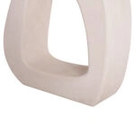 ΚΟΝΣΟΛΑ ΣΕΙΡΑ SANTORINI HM18043 ΤΟΠ ΞΥΛΟ ΕΛΑΤΟΥ-ΒΑΣΗ ΥΠΟΛΕΥΚΟ MDF 120x38x83Υεκ.