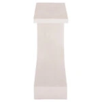 ΚΟΝΣΟΛΑ ΣΕΙΡΑ SANTORINI HM18049 MDF ΣΕ ΥΠΟΛΕΥΚΟ ΧΡΩΜΑ 110x30x70Υεκ.