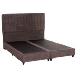 ΚΡEΒΑΤΙ ΔΙΠΛΟ HILDA HM717.02 ΥΦΑΣΜΑ ΜΠΟΥΚΛΕ ΚΑΦΕ--ΓΙΑ ΣΤΡΩΜΑ 160x200εκ.