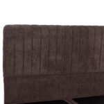 ΚΡEΒΑΤΙ ΔΙΠΛΟ HILDA HM717.02 ΥΦΑΣΜΑ ΜΠΟΥΚΛΕ ΚΑΦΕ--ΓΙΑ ΣΤΡΩΜΑ 160x200εκ.