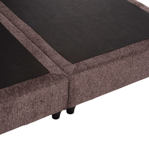 ΚΡEΒΑΤΙ ΔΙΠΛΟ HILDA HM717.02 ΥΦΑΣΜΑ ΜΠΟΥΚΛΕ ΚΑΦΕ--ΓΙΑ ΣΤΡΩΜΑ 160x200εκ.