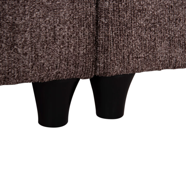 ΚΡEΒΑΤΙ ΔΙΠΛΟ HILDA HM717.02 ΥΦΑΣΜΑ ΜΠΟΥΚΛΕ ΚΑΦΕ--ΓΙΑ ΣΤΡΩΜΑ 160x200εκ.