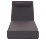 ΜΑΞΙΛΑΡΙ ΞΑΠΛΩΣΤΡΑΣ KIHEI HM21094.03 OLEFIN ΣΚΟΥΡΟ ΓΚΡΙ ΜΕ FOAM 198x70x20Υεκ