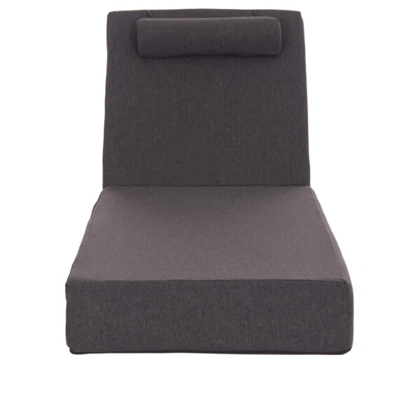 ΜΑΞΙΛΑΡΙ ΞΑΠΛΩΣΤΡΑΣ KIHEI HM21094.03 OLEFIN ΣΚΟΥΡΟ ΓΚΡΙ ΜΕ FOAM 198x70x20Υεκ