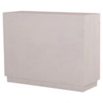 ΜΠΟΥΦΕΣ ΣΕΙΡΑ SANTORINI HM18046 MDF ΣΕ ΥΠΟΛΕΥΚΟ ΧΡΩΜΑ-2 ΣΥΡΤΑΡΙΑ & 2 ΠΟΡΤΕΣ 107x38x82,5Υεκ.